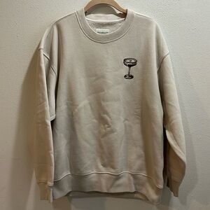 NEW WITH TAGS Abercrombie & Fitch Espresso Martini Graphic Vintage Sunday Crew